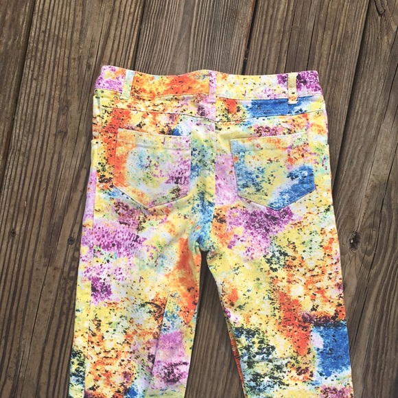 D signed-multi colored skinny jeans - Picture 3 of 3